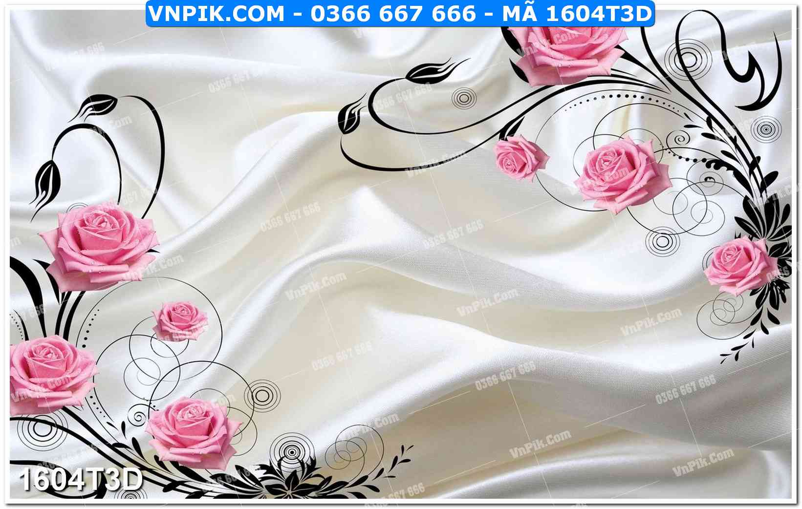 Trah Treo Tường – Tranh 3D Hiện Đại 1604T3D