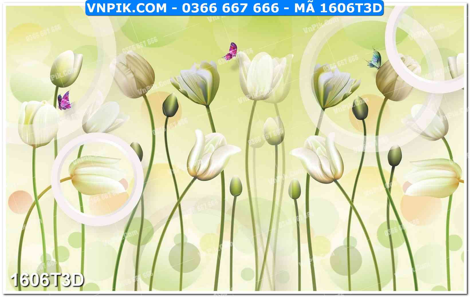 Trah Treo Tường – Tranh 3D Hiện Đại 1606T3D