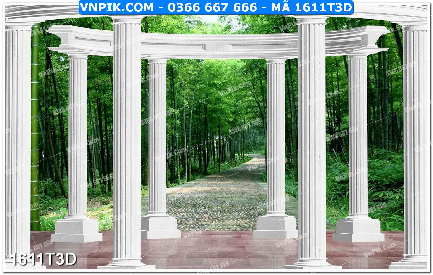 Trah Treo Tường – Tranh 3D Hiện Đại 1611T3D