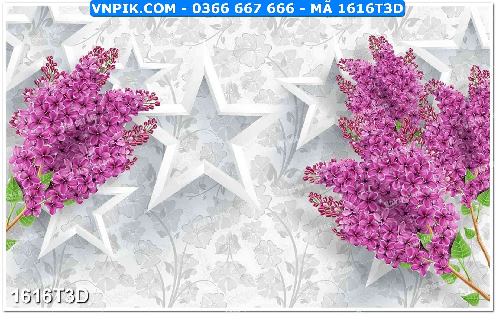Trah Treo Tường – Tranh 3D Hiện Đại 1616T3D
