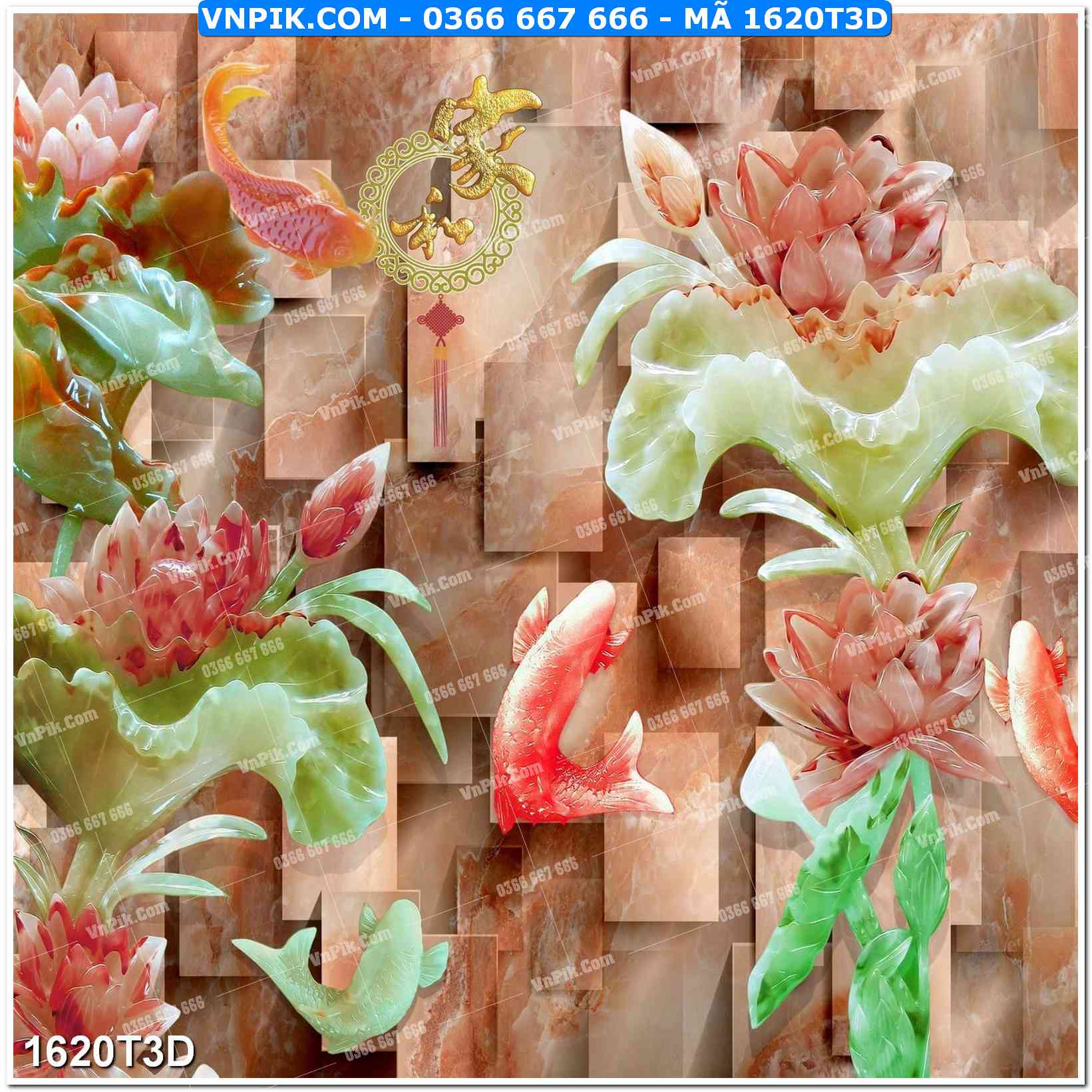Trah Treo Tường – Tranh 3D Hiện Đại 1620T3D