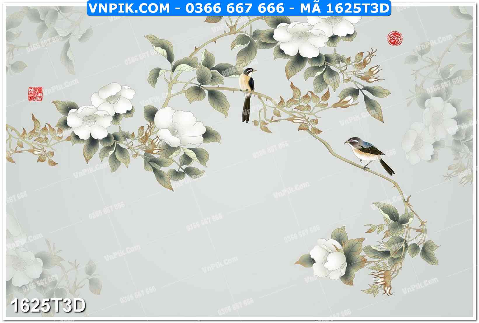 Trah Treo Tường – Tranh 3D Hiện Đại 1625T3D