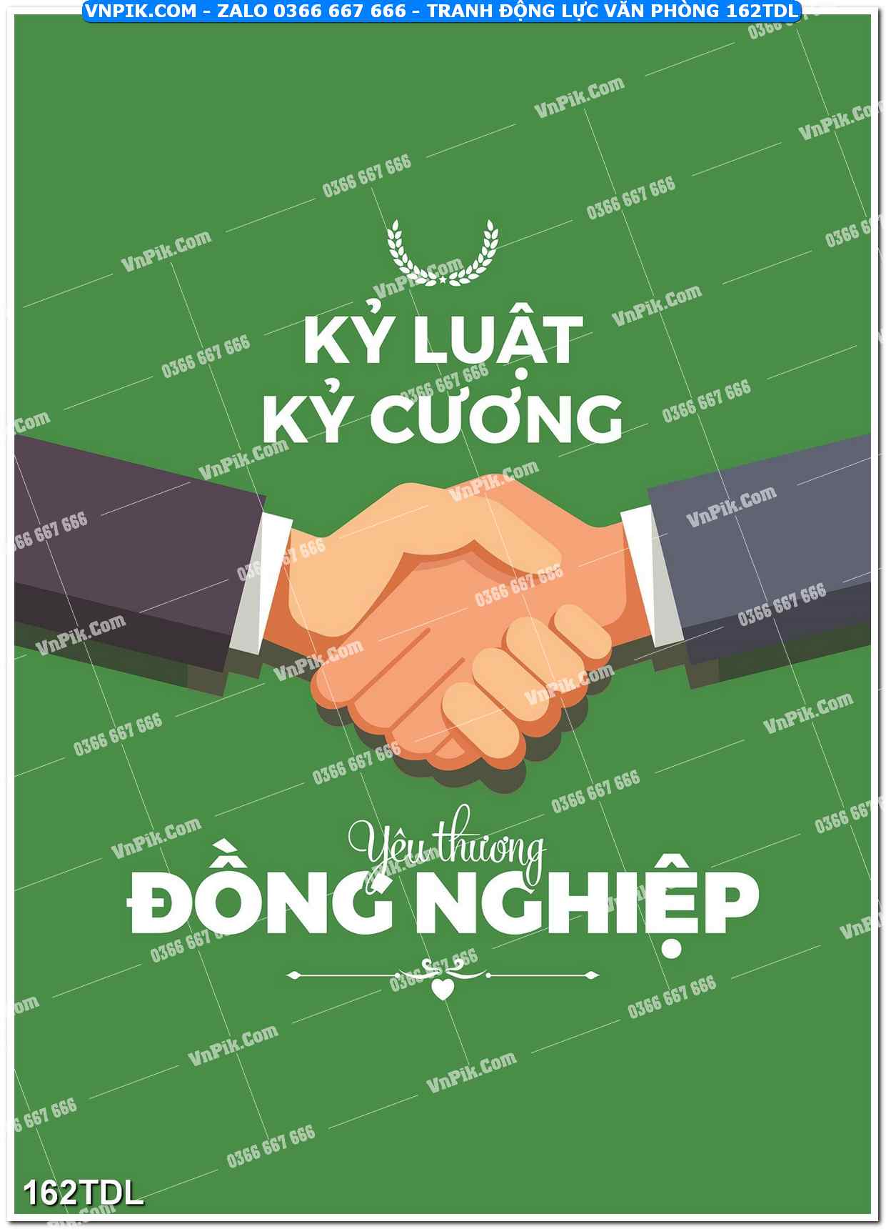 Tranh động lực văn phòng 162TDL