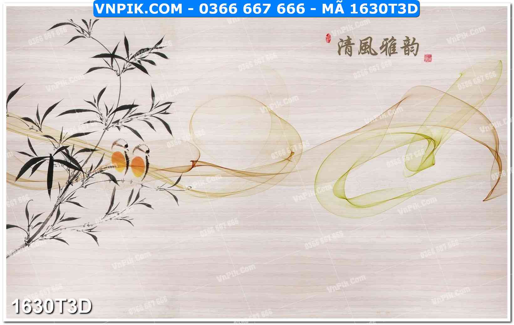 Trah Treo Tường – Tranh 3D Hiện Đại 1630T3D