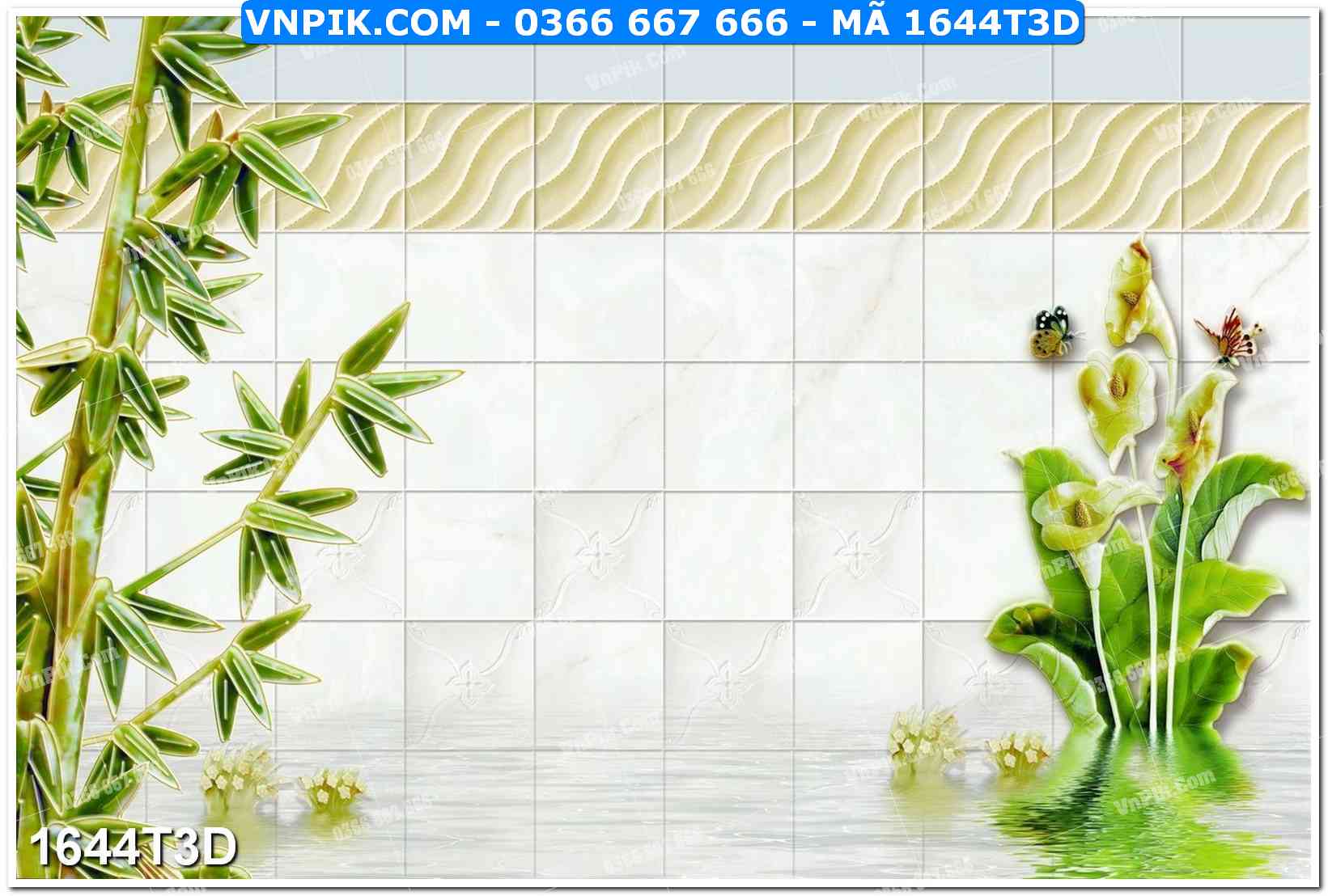Trah Treo Tường – Tranh 3D Hiện Đại 1644T3D