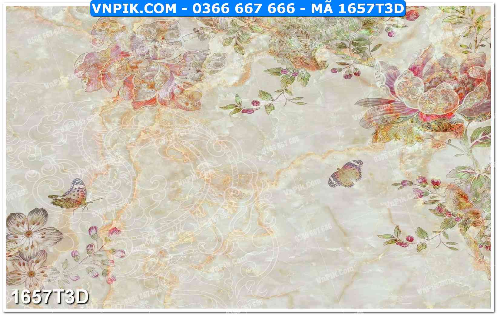 Trah Treo Tường – Tranh 3D Hiện Đại 1657T3D