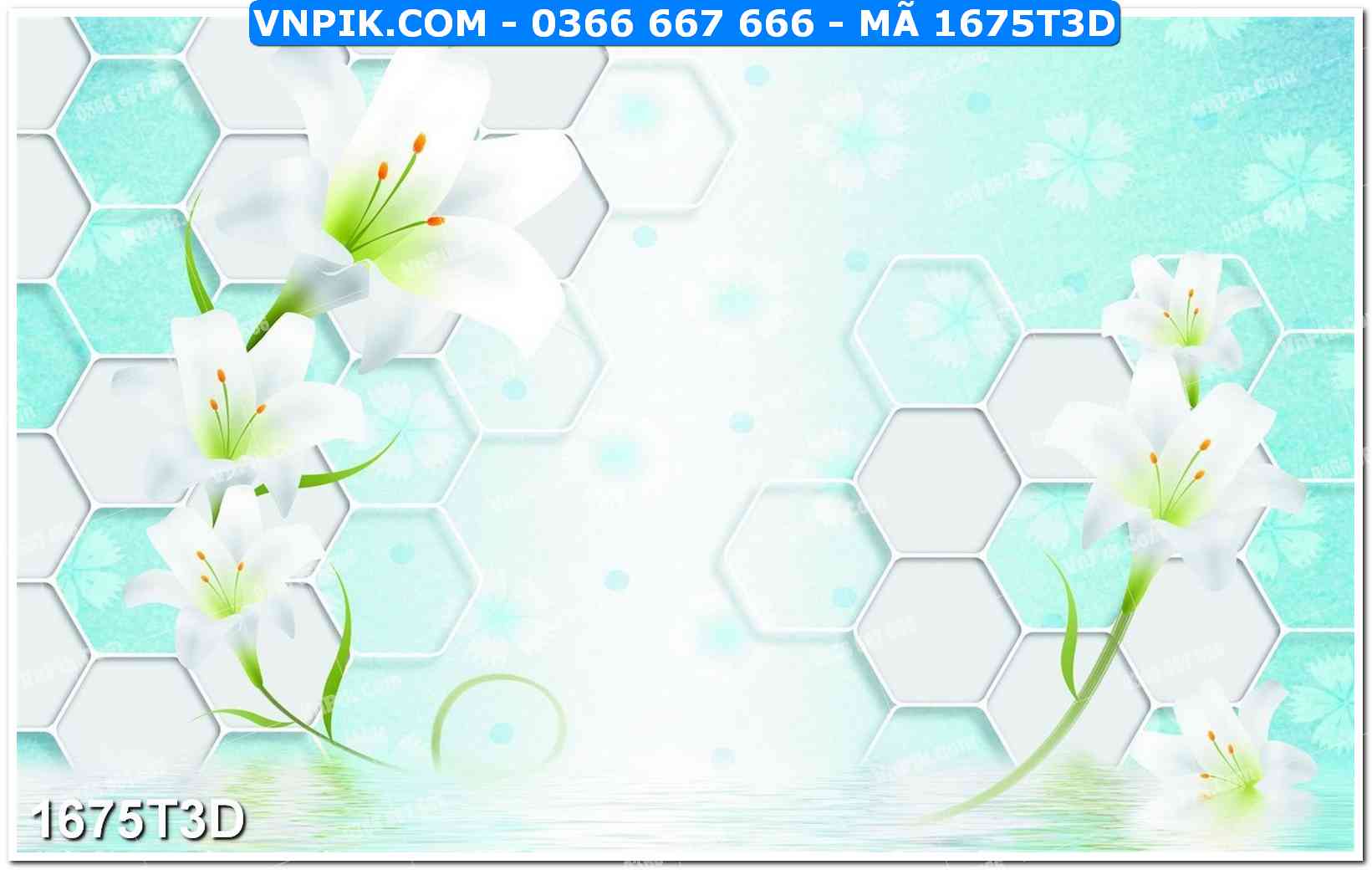 Trah Treo Tường – Tranh 3D Hiện Đại 1675T3D