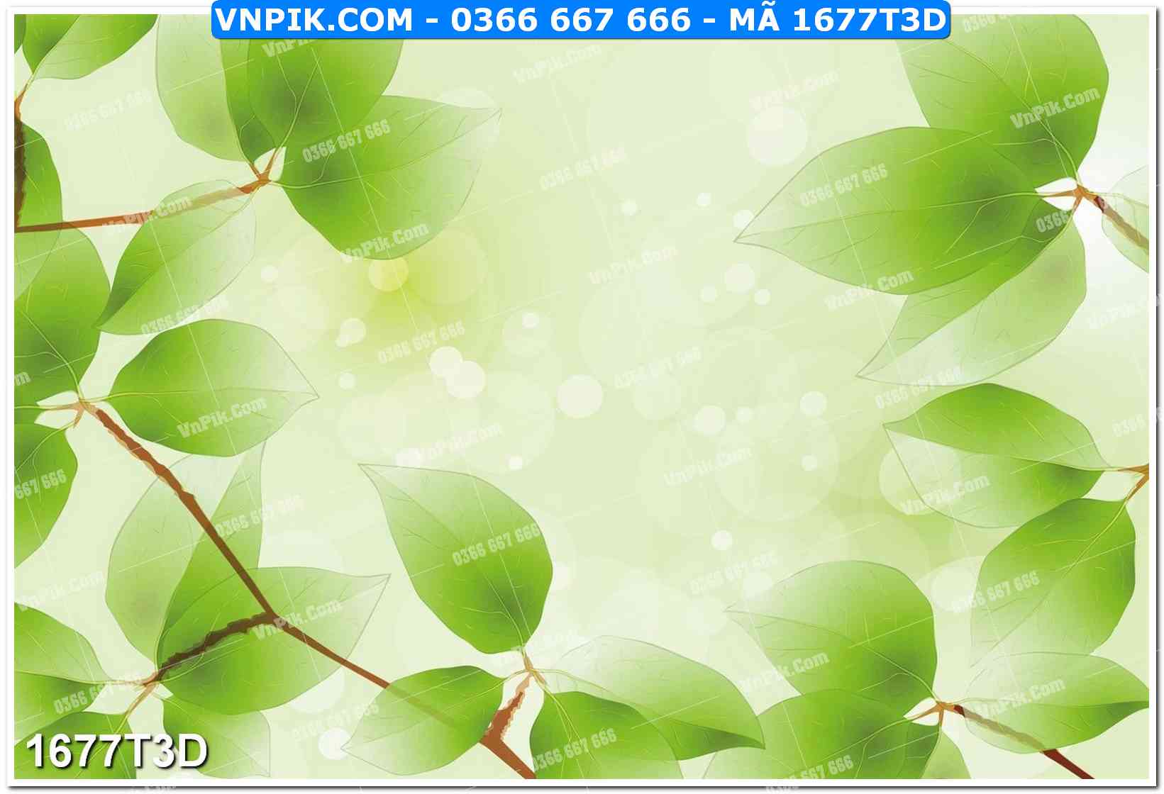 Trah Treo Tường – Tranh 3D Hiện Đại 1677T3D