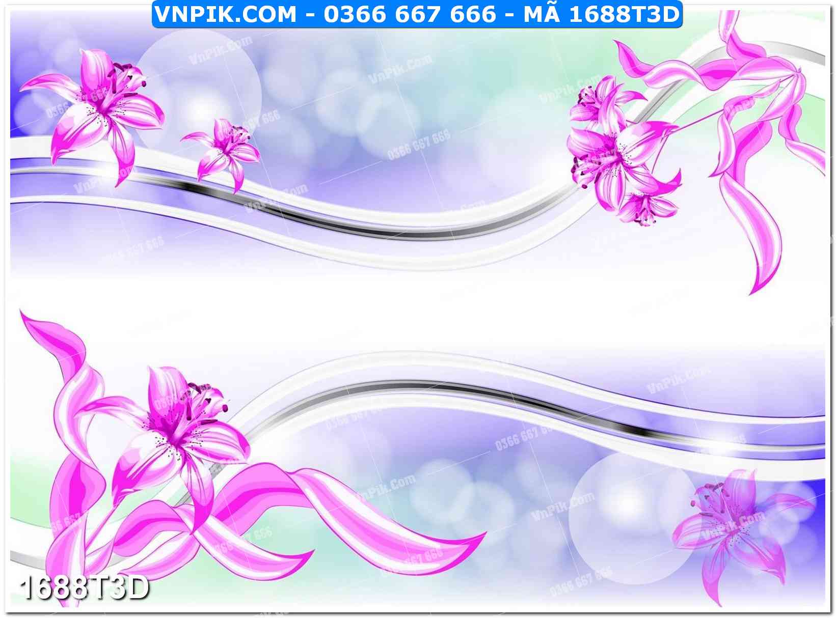 Trah Treo Tường – Tranh 3D Hiện Đại 1688T3D