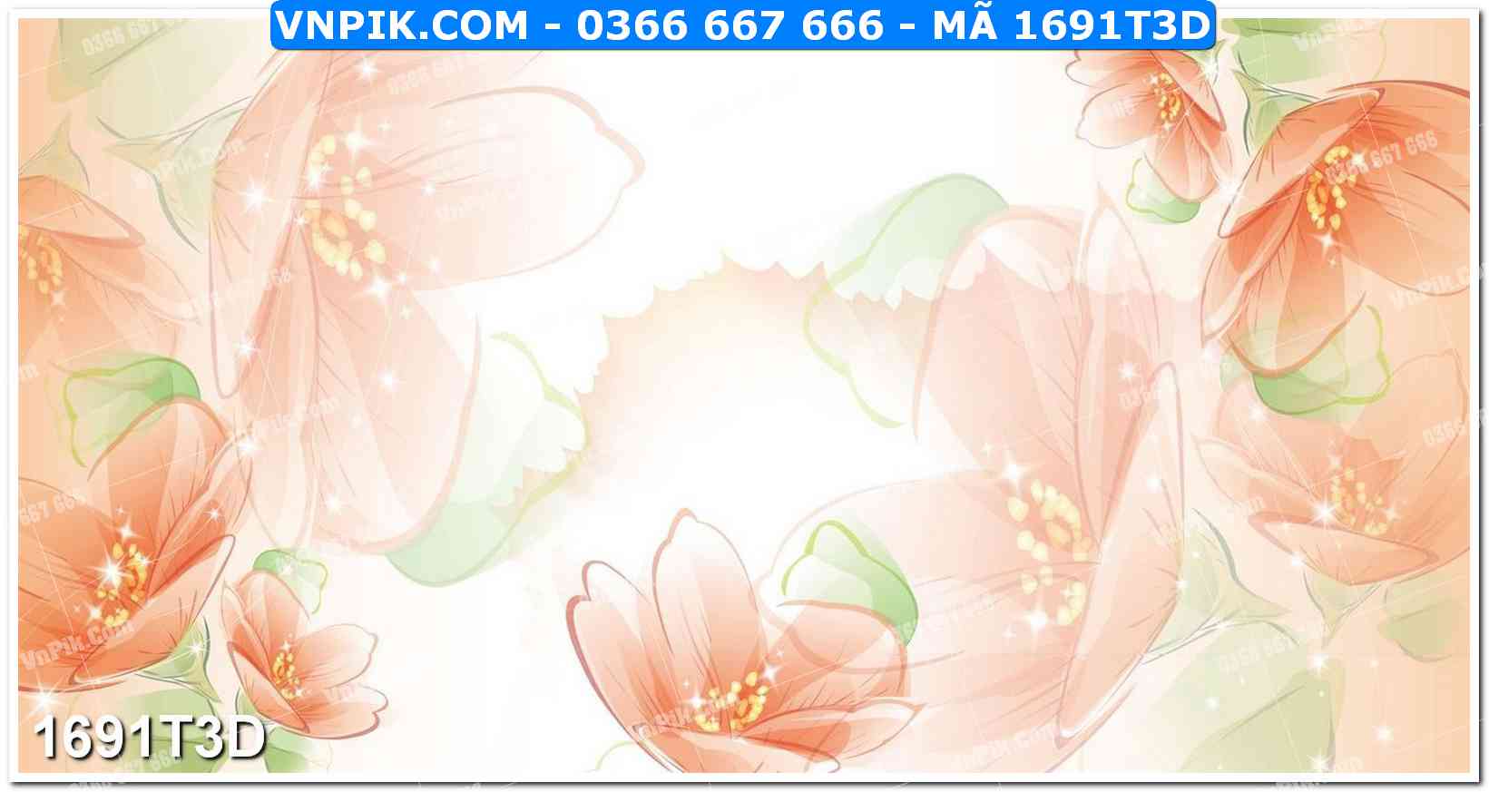 Trah Treo Tường – Tranh 3D Hiện Đại 1691T3D