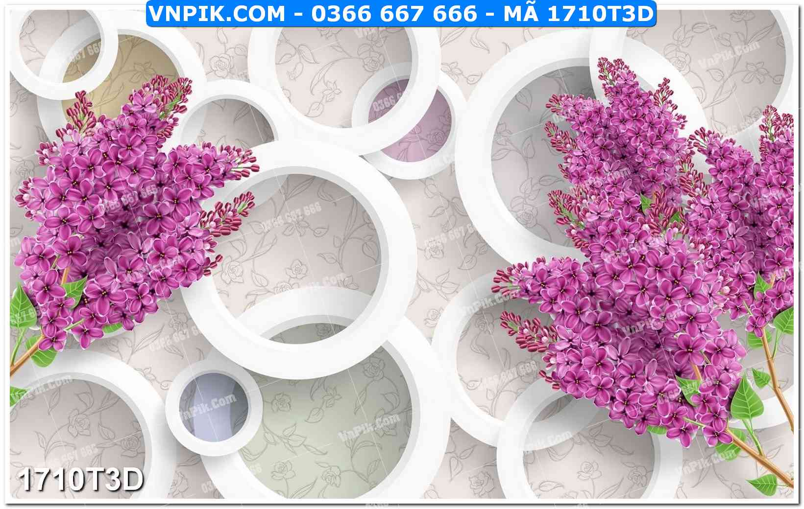 Trah Treo Tường – Tranh 3D Hiện Đại 1710T3D