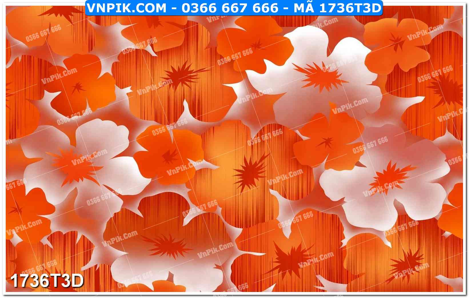 Trah Treo Tường – Tranh 3D Hiện Đại 1736T3D