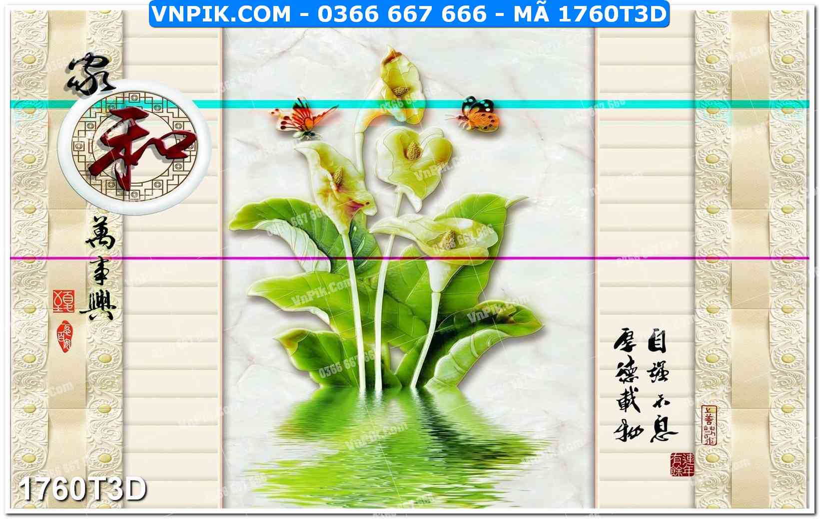 Trah Treo Tường – Tranh 3D Hiện Đại 1760T3D