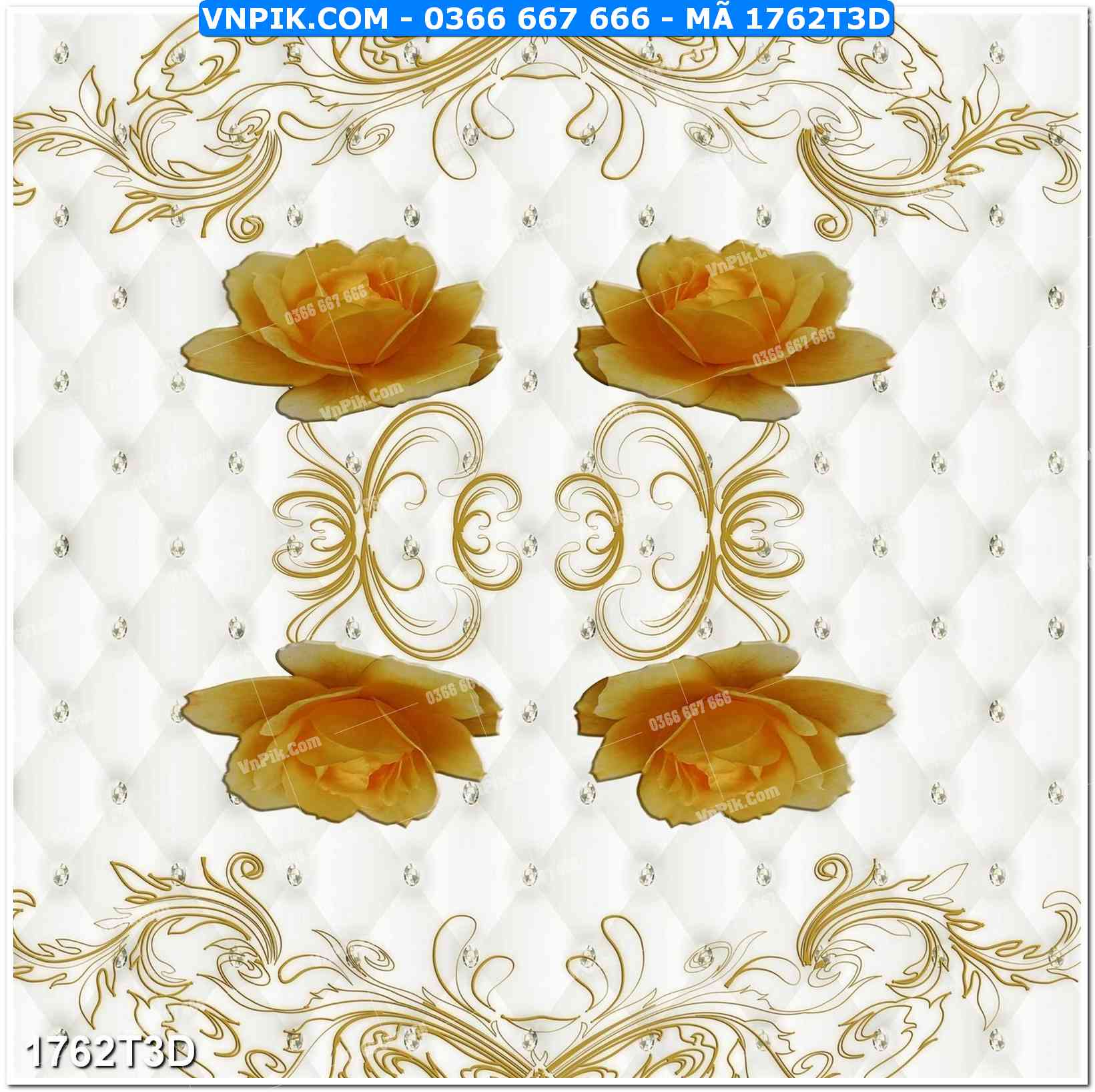 Trah Treo Tường – Tranh 3D Hiện Đại 1762T3D