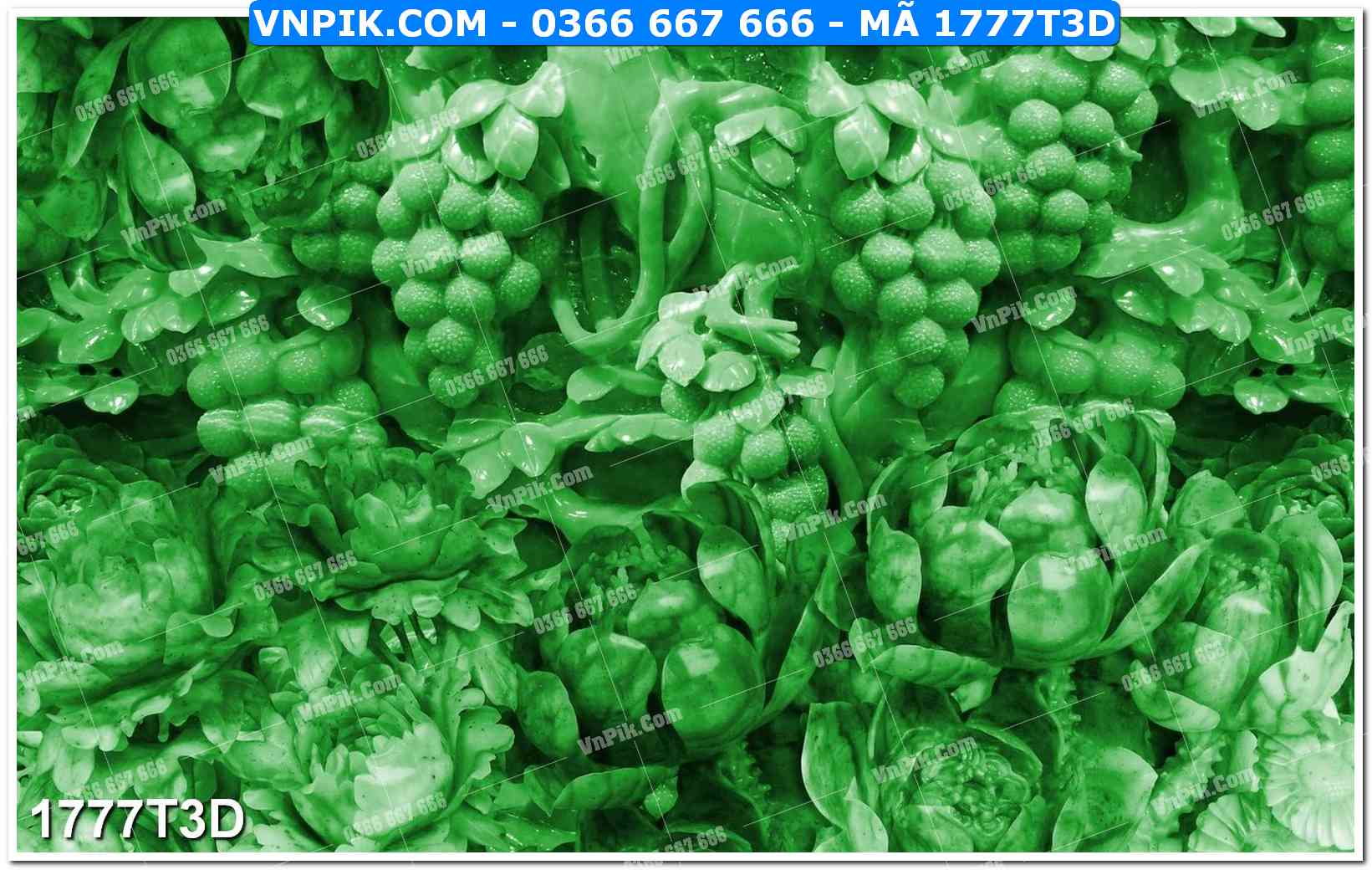 Trah Treo Tường – Tranh 3D Hiện Đại 1777T3D