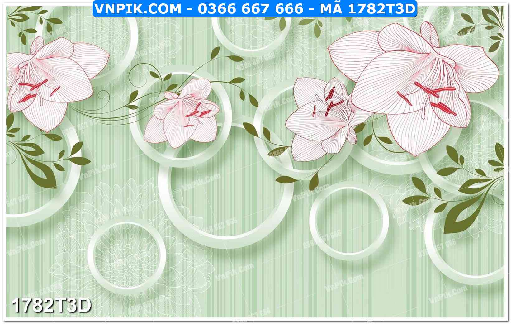 Trah Treo Tường – Tranh 3D Hiện Đại 1782T3D