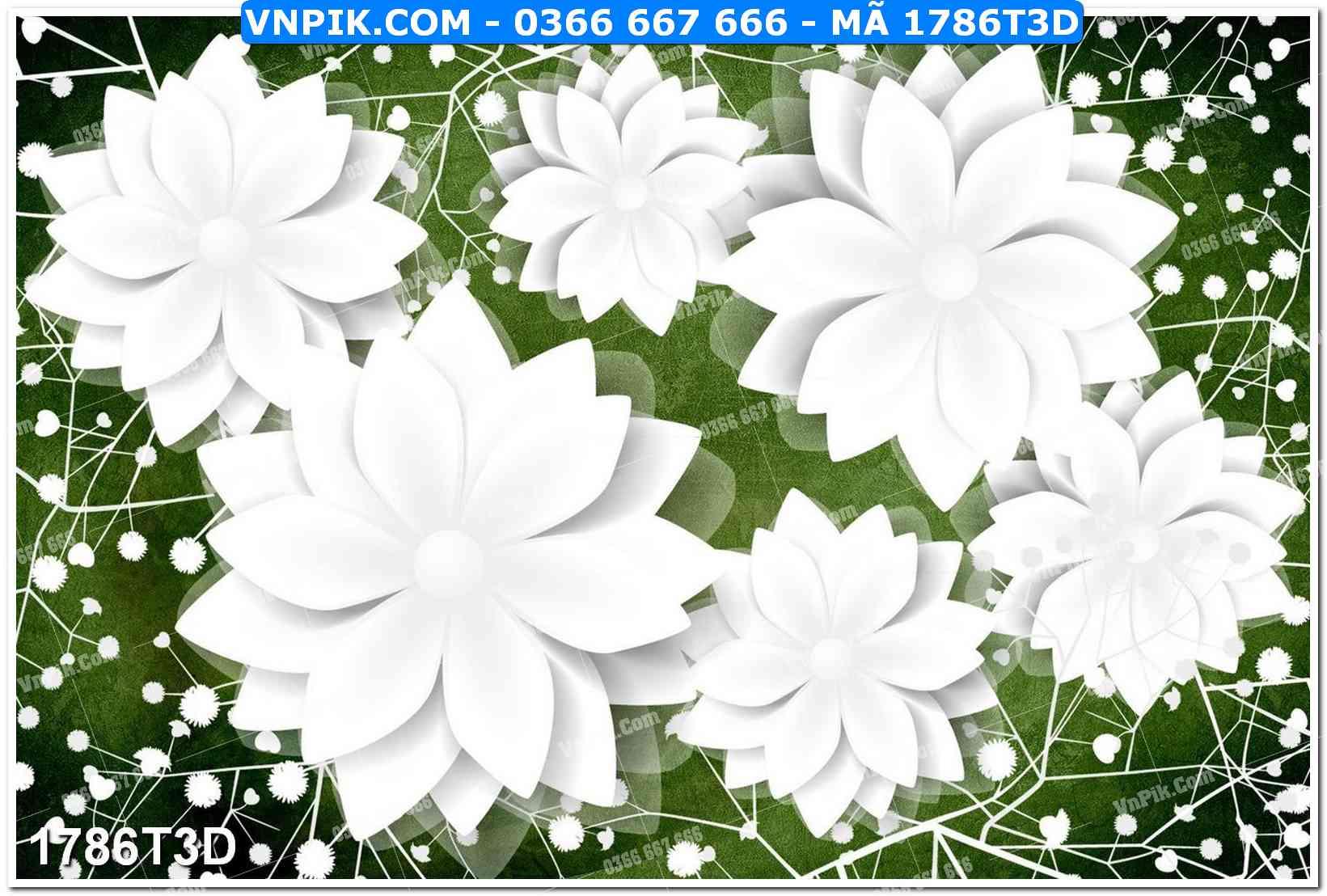 Trah Treo Tường – Tranh 3D Hiện Đại 1786T3D