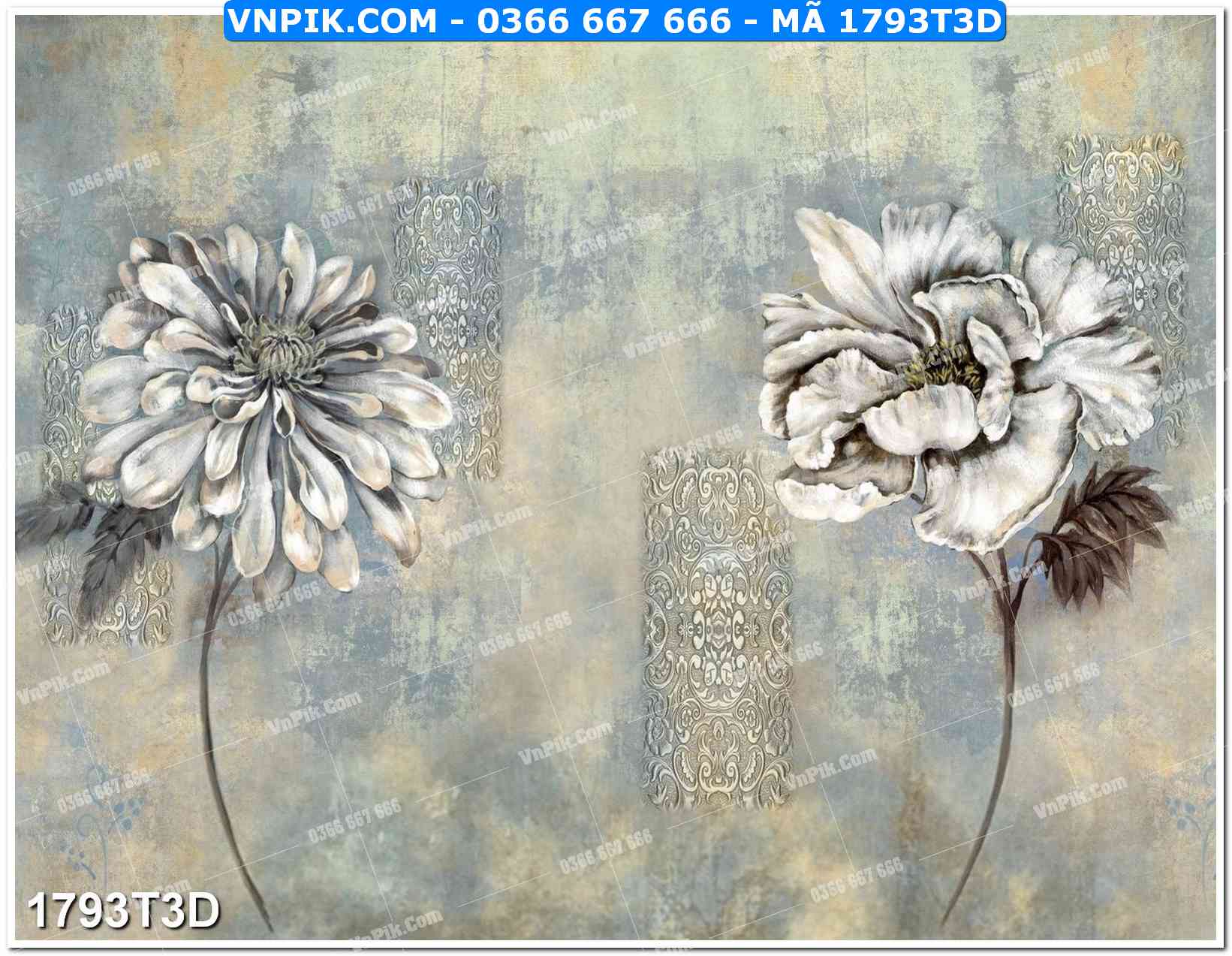 Trah Treo Tường – Tranh 3D Hiện Đại 1793T3D