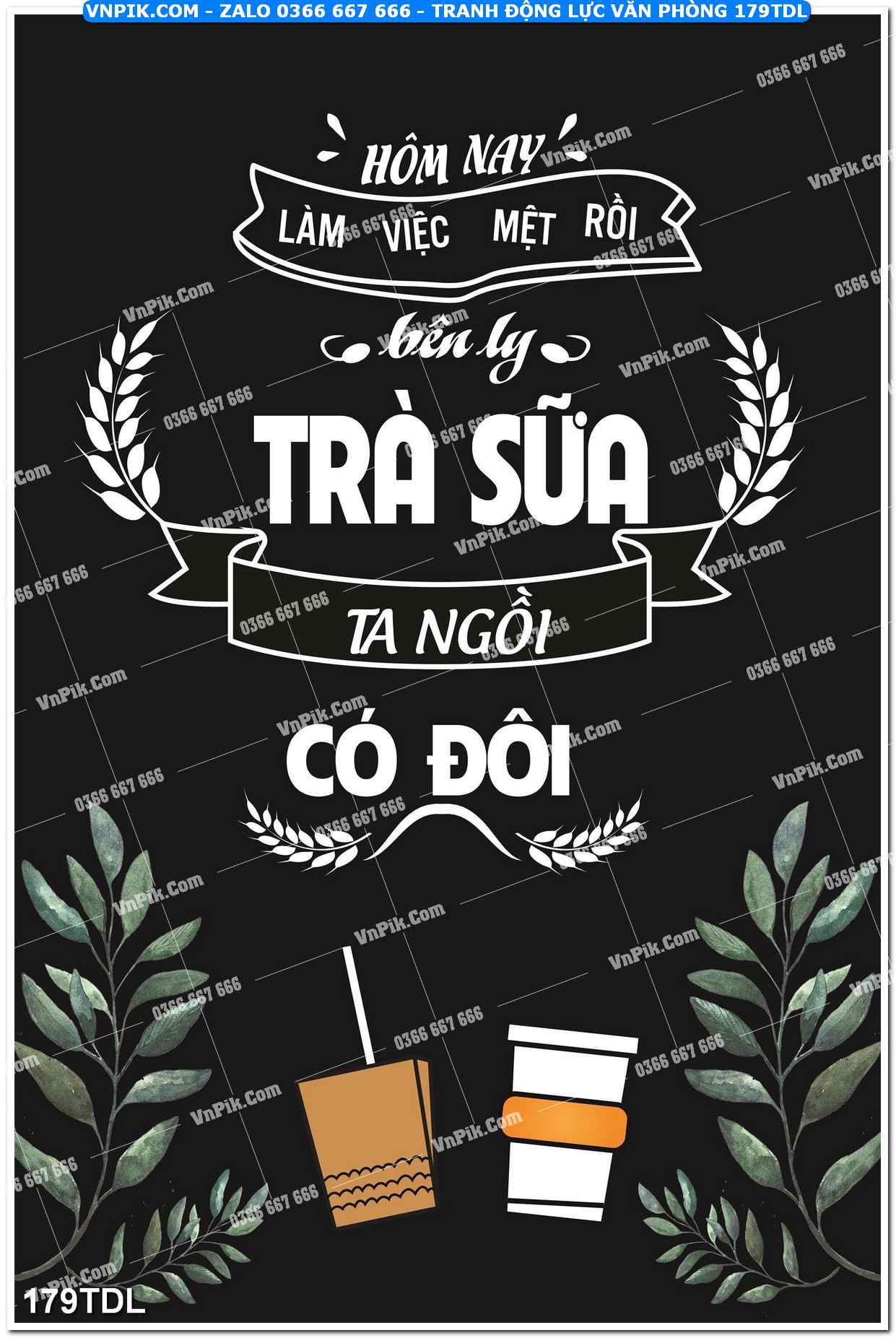 Tranh động lực văn phòng 179TDL