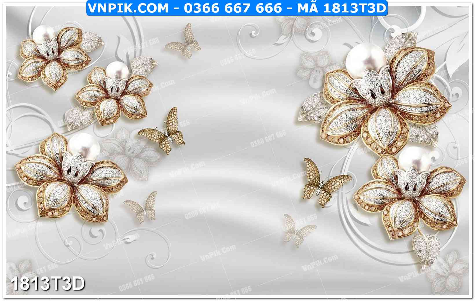 Trah Treo Tường – Tranh 3D Hiện Đại 1813T3D
