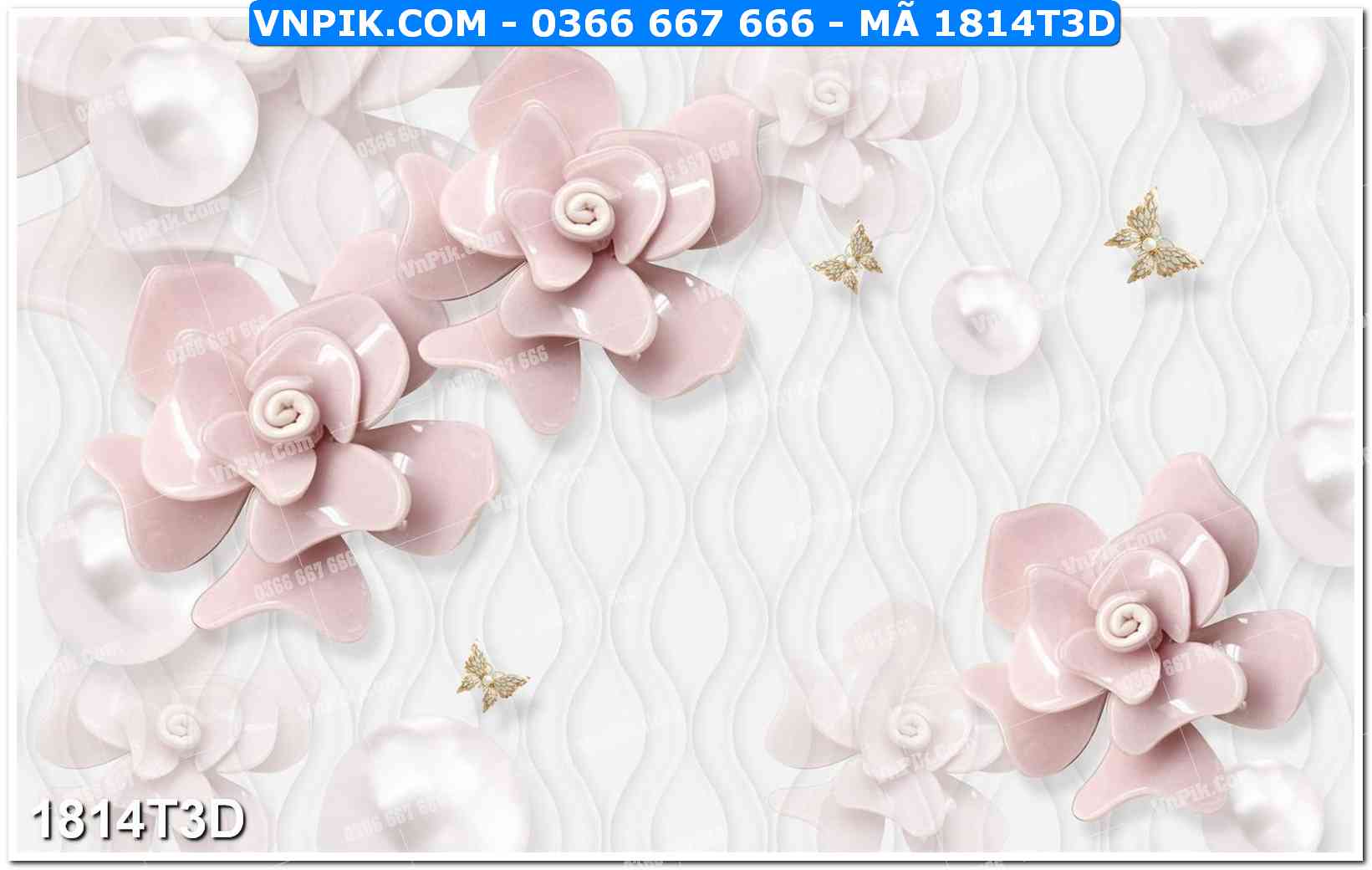 Trah Treo Tường – Tranh 3D Hiện Đại 1814T3D