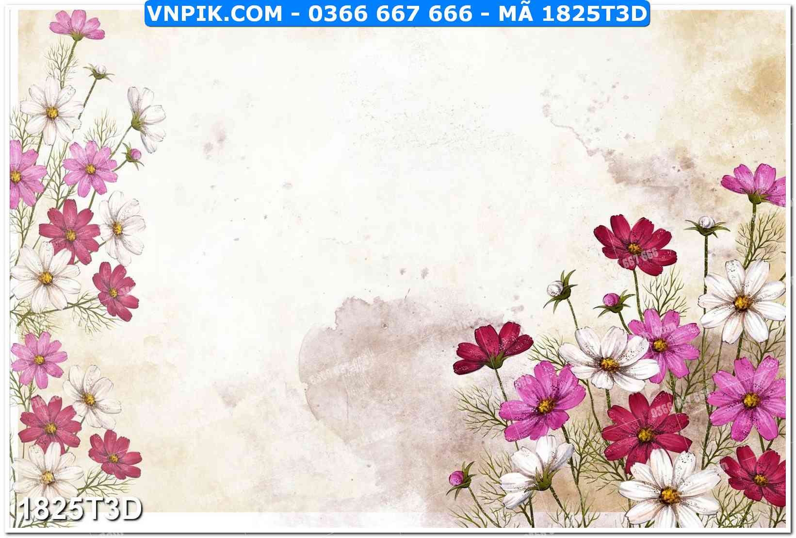 Trah Treo Tường – Tranh 3D Hiện Đại 1825T3D