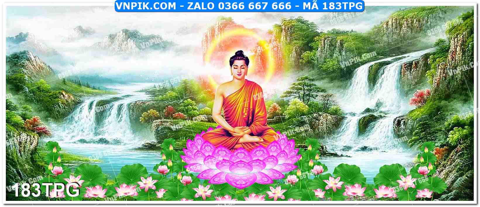 Tranh Phật Giáo Treo Tường – Tranh Bồ Tát Mã File 183TPG