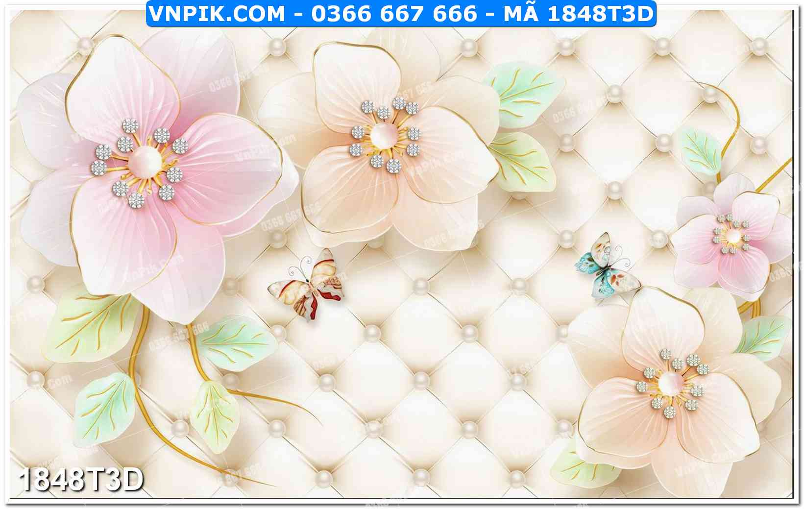Trah Treo Tường – Tranh 3D Hiện Đại 1848T3D