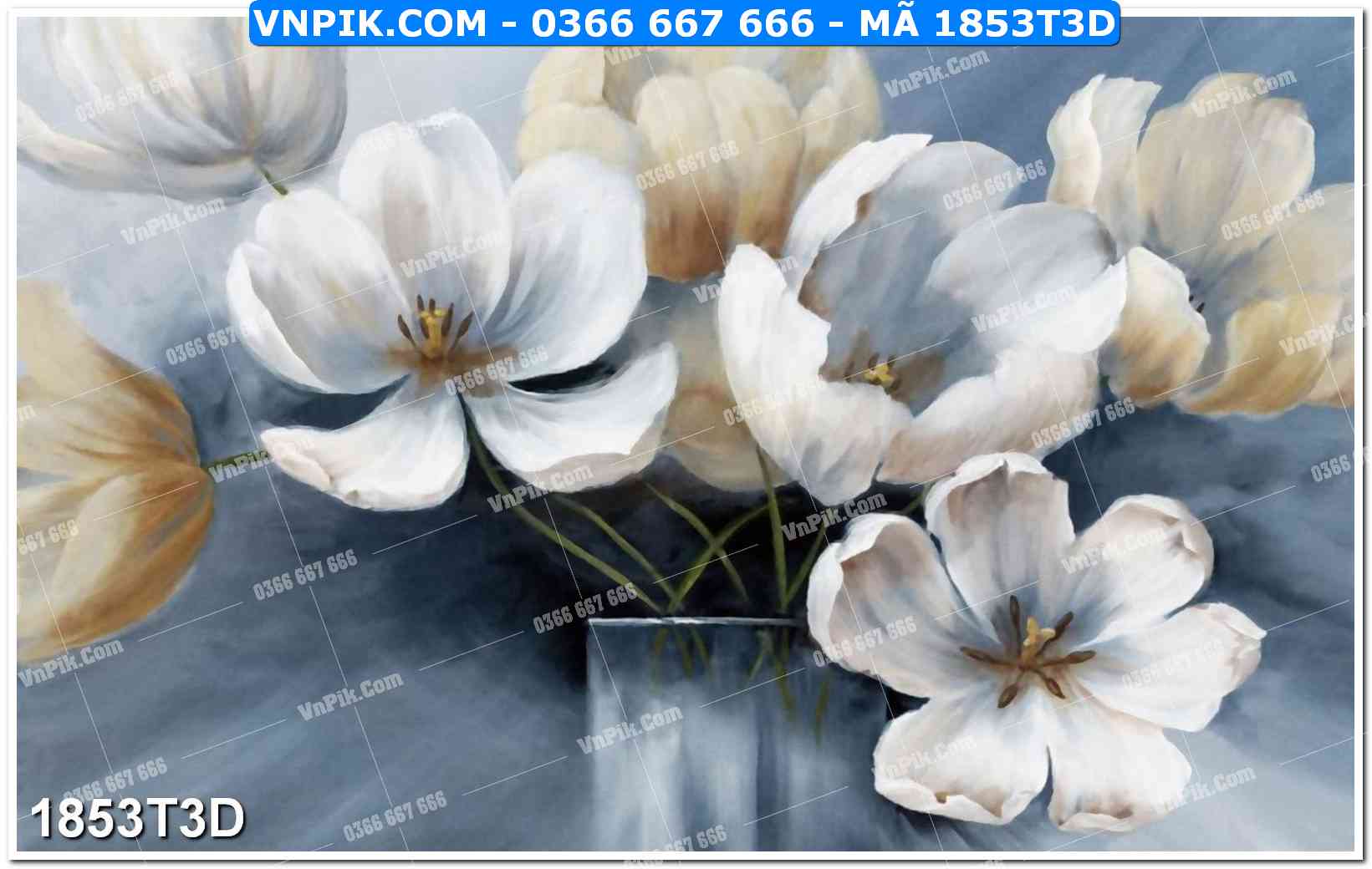 Trah Treo Tường – Tranh 3D Hiện Đại 1853T3D