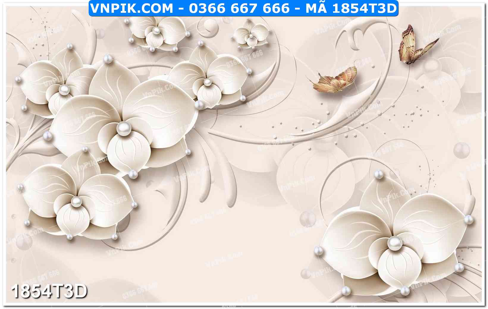 Trah Treo Tường – Tranh 3D Hiện Đại 1854T3D