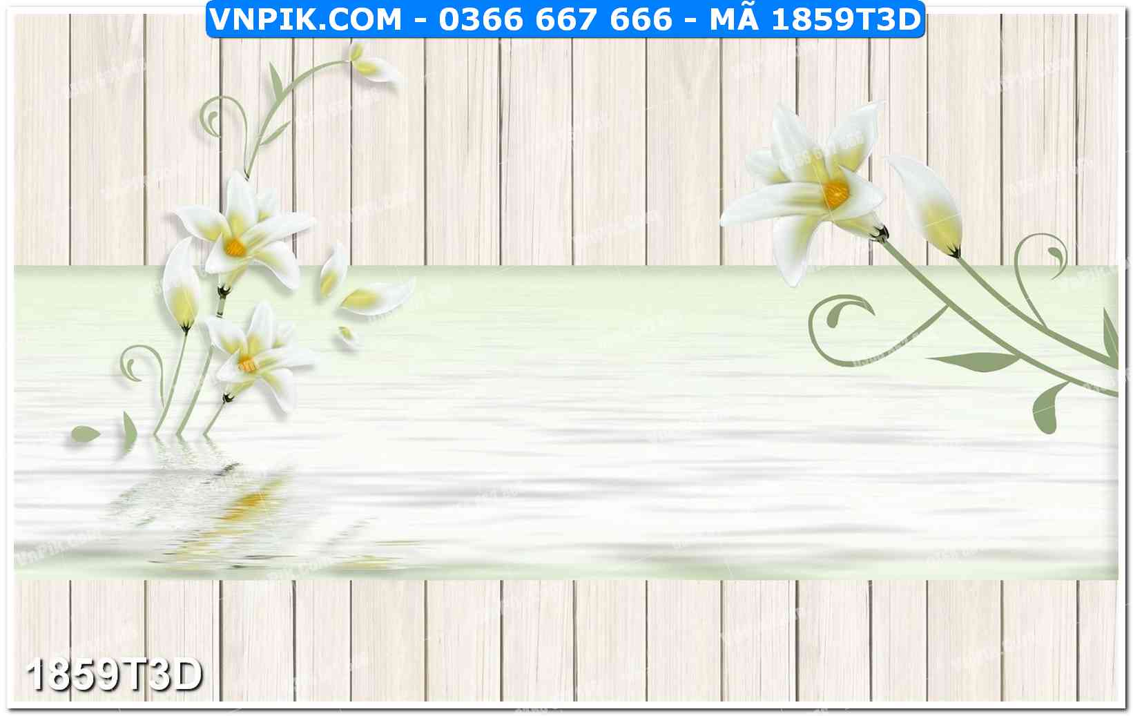 Trah Treo Tường – Tranh 3D Hiện Đại 1859T3D