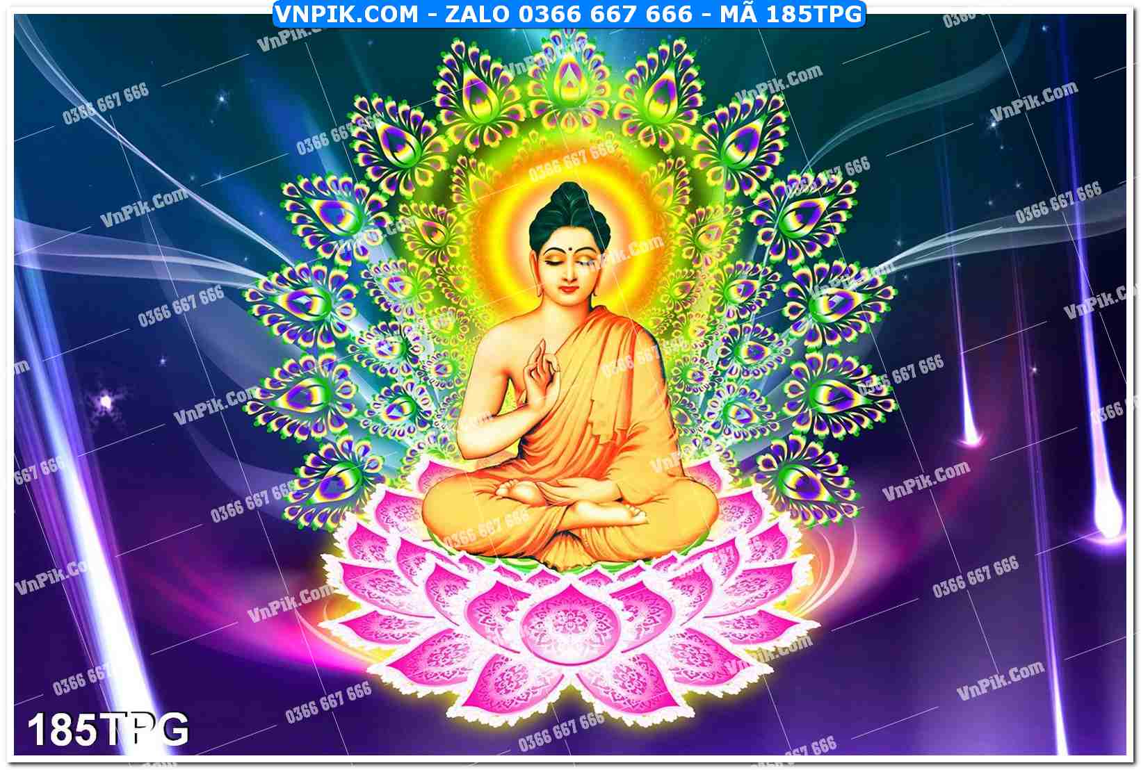 Tranh Phật Giáo Treo Tường – Tranh Bồ Tát Mã File 185TPG