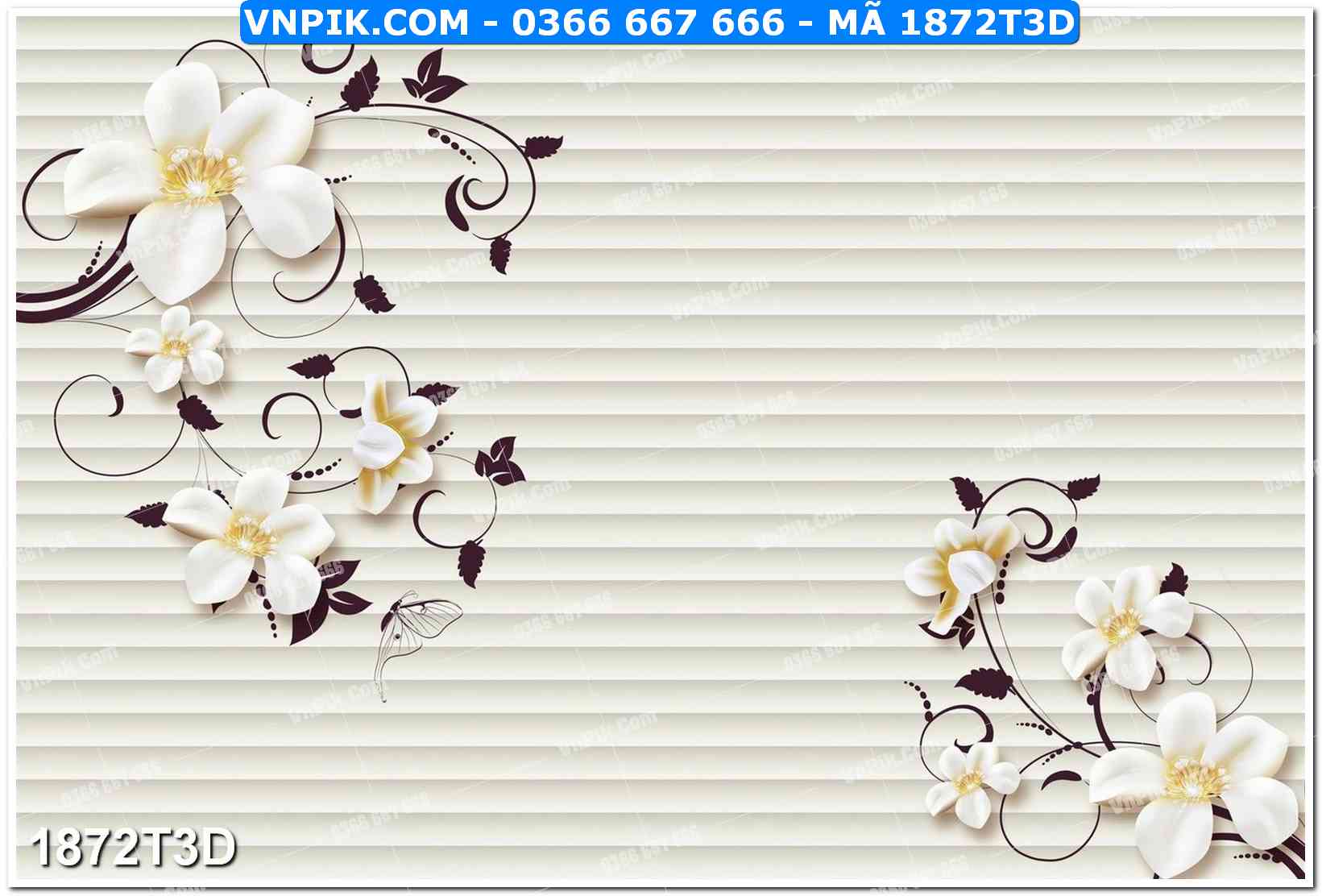Trah Treo Tường – Tranh 3D Hiện Đại 1872T3D