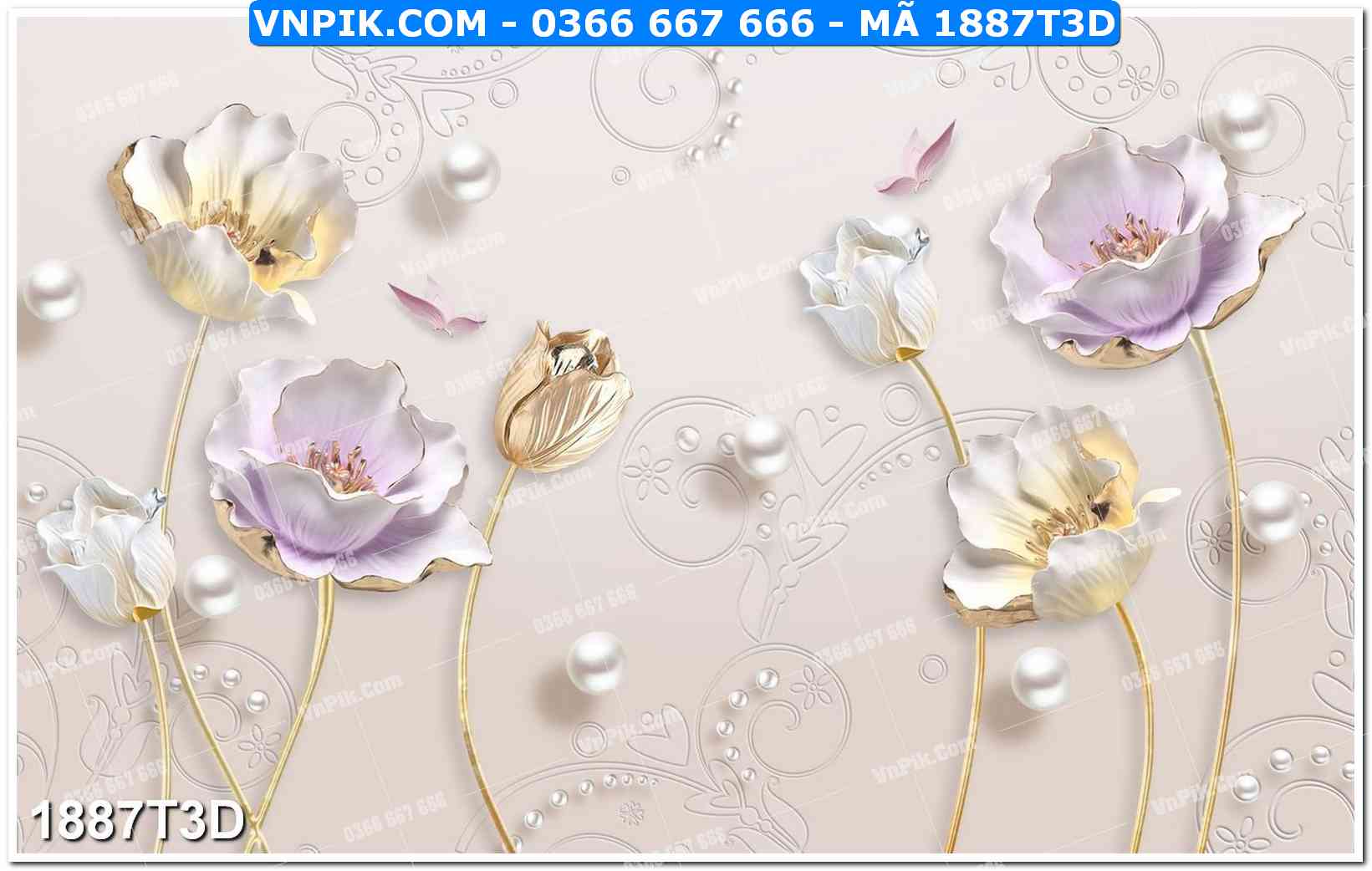 Trah Treo Tường – Tranh 3D Hiện Đại 1887T3D