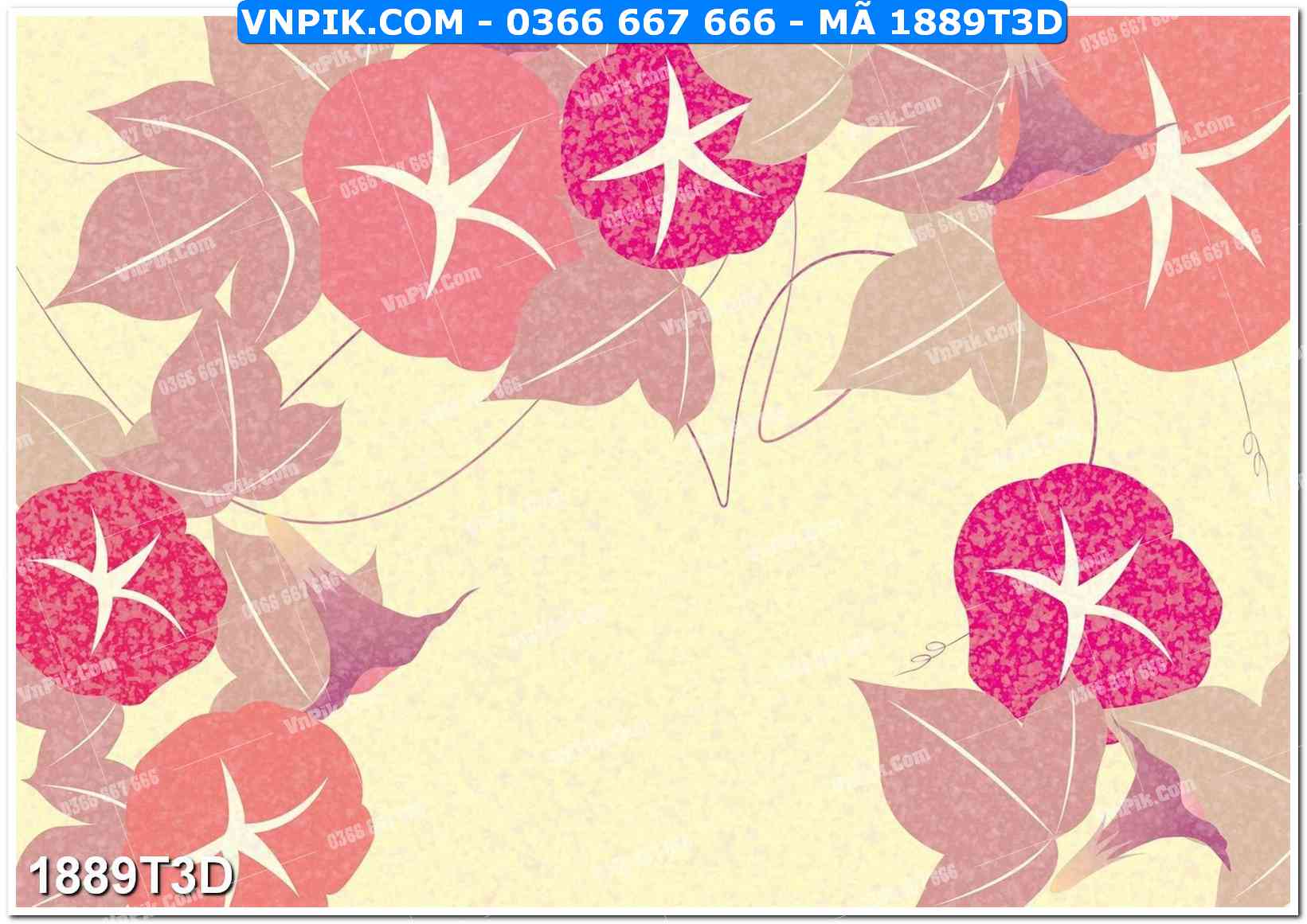 Trah Treo Tường – Tranh 3D Hiện Đại 1889T3D