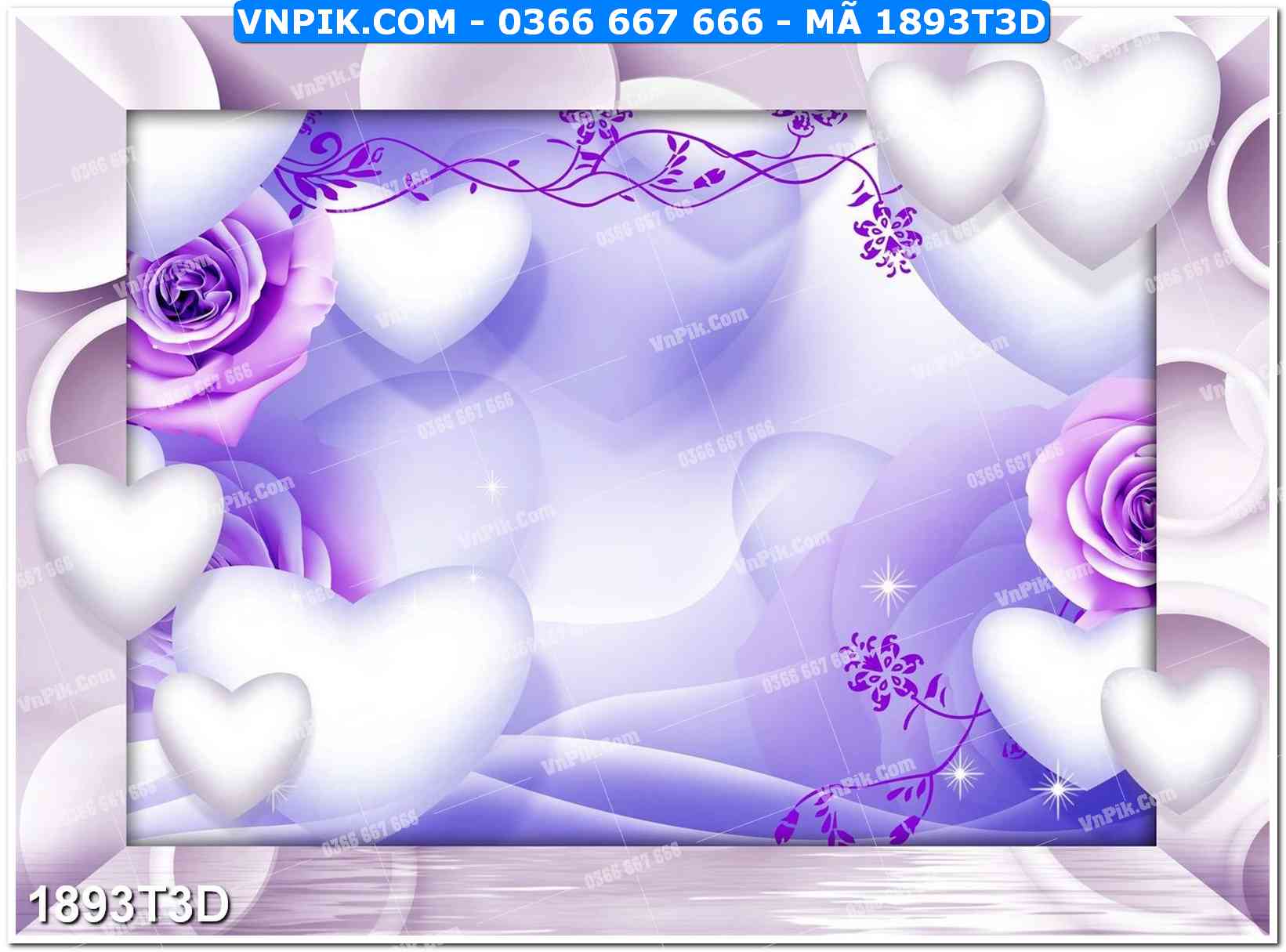 Trah Treo Tường – Tranh 3D Hiện Đại 1893T3D