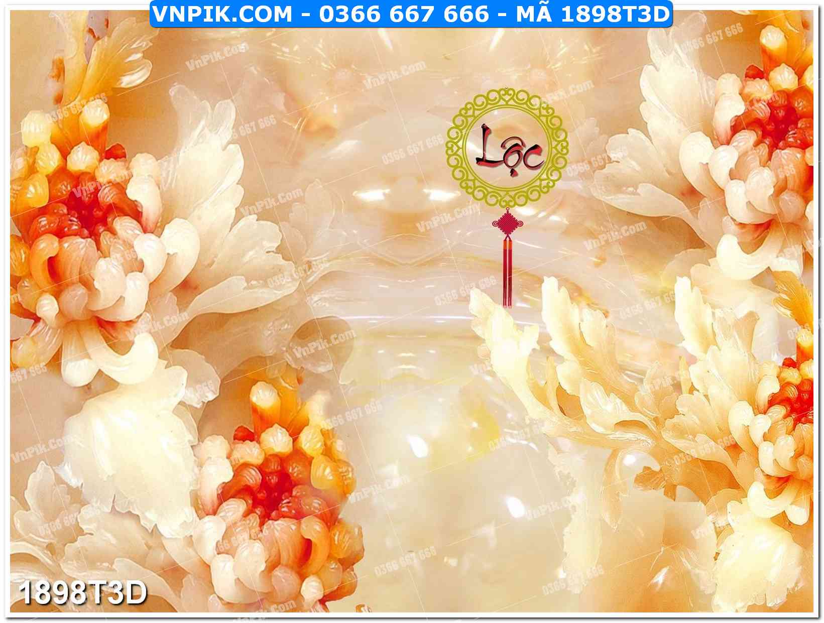 Trah Treo Tường – Tranh 3D Hiện Đại 1898T3D