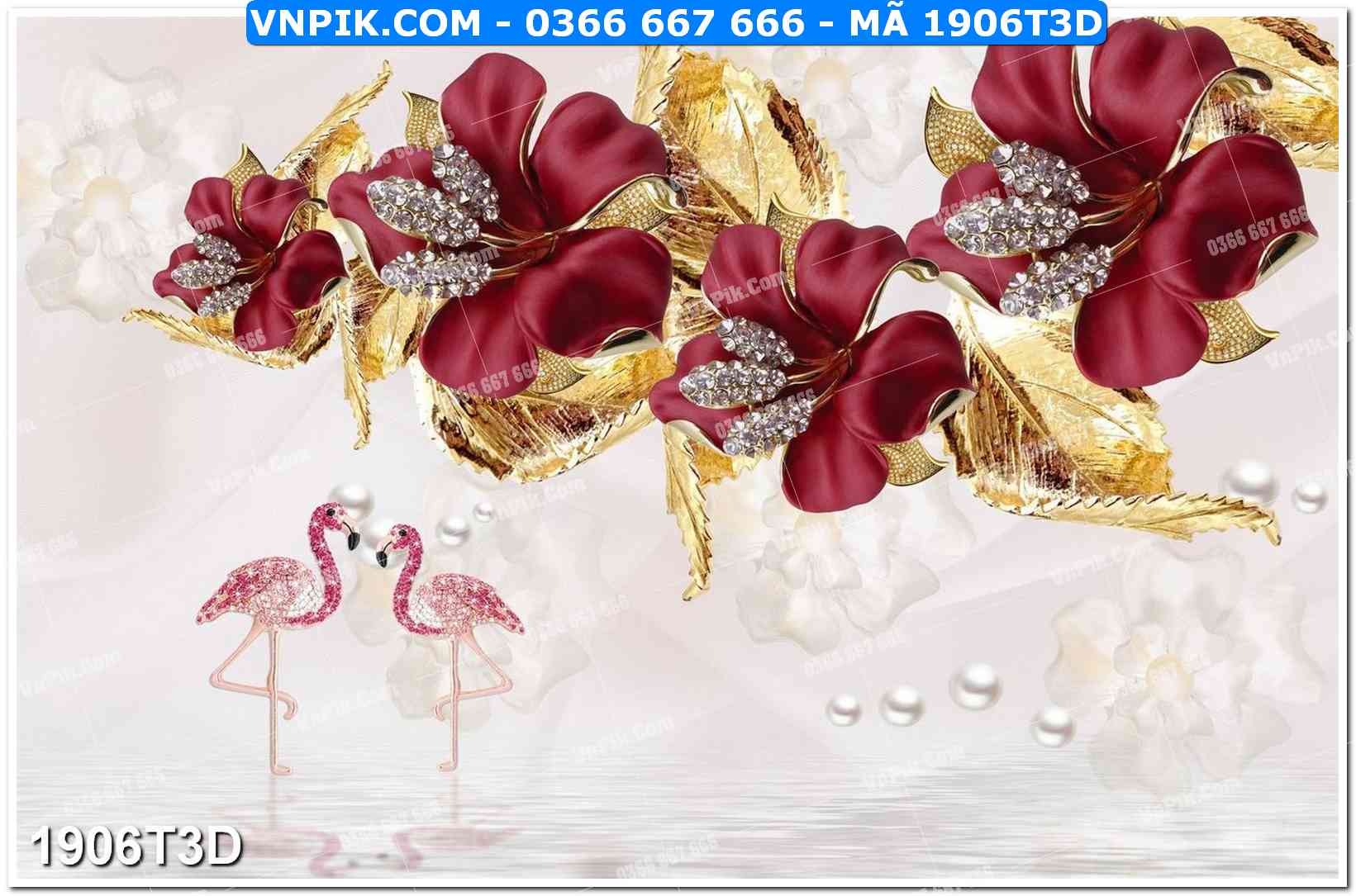 Trah Treo Tường – Tranh 3D Hiện Đại 1906T3D