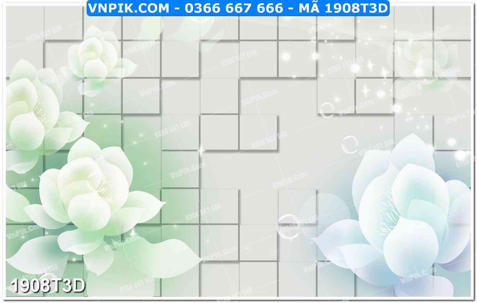 Trah Treo Tường – Tranh 3D Hiện Đại 1908T3D