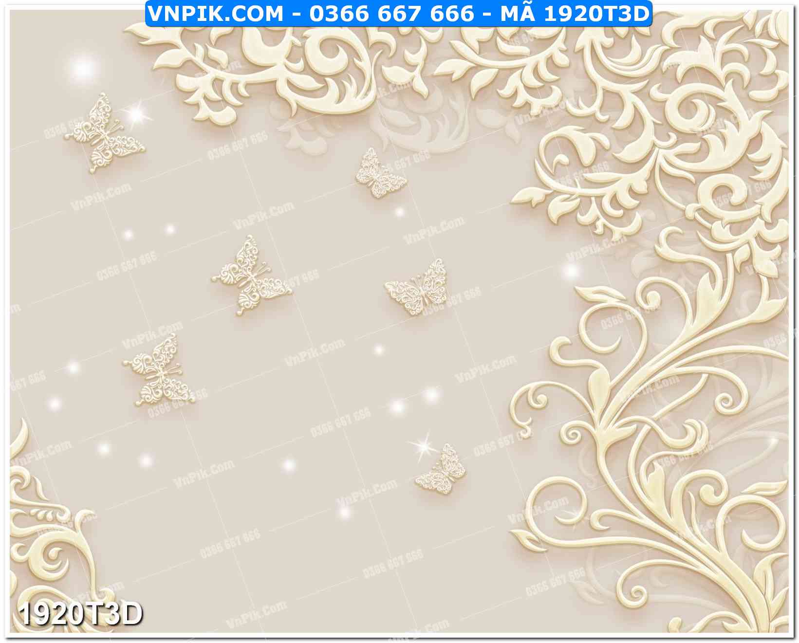 Trah Treo Tường – Tranh 3D Hiện Đại 1920T3D