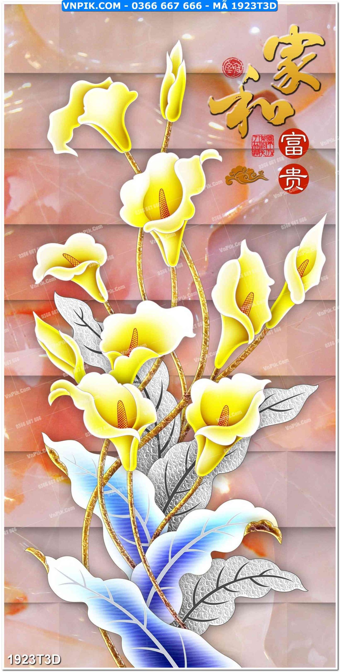 Trah Treo Tường – Tranh 3D Hiện Đại 1923T3D