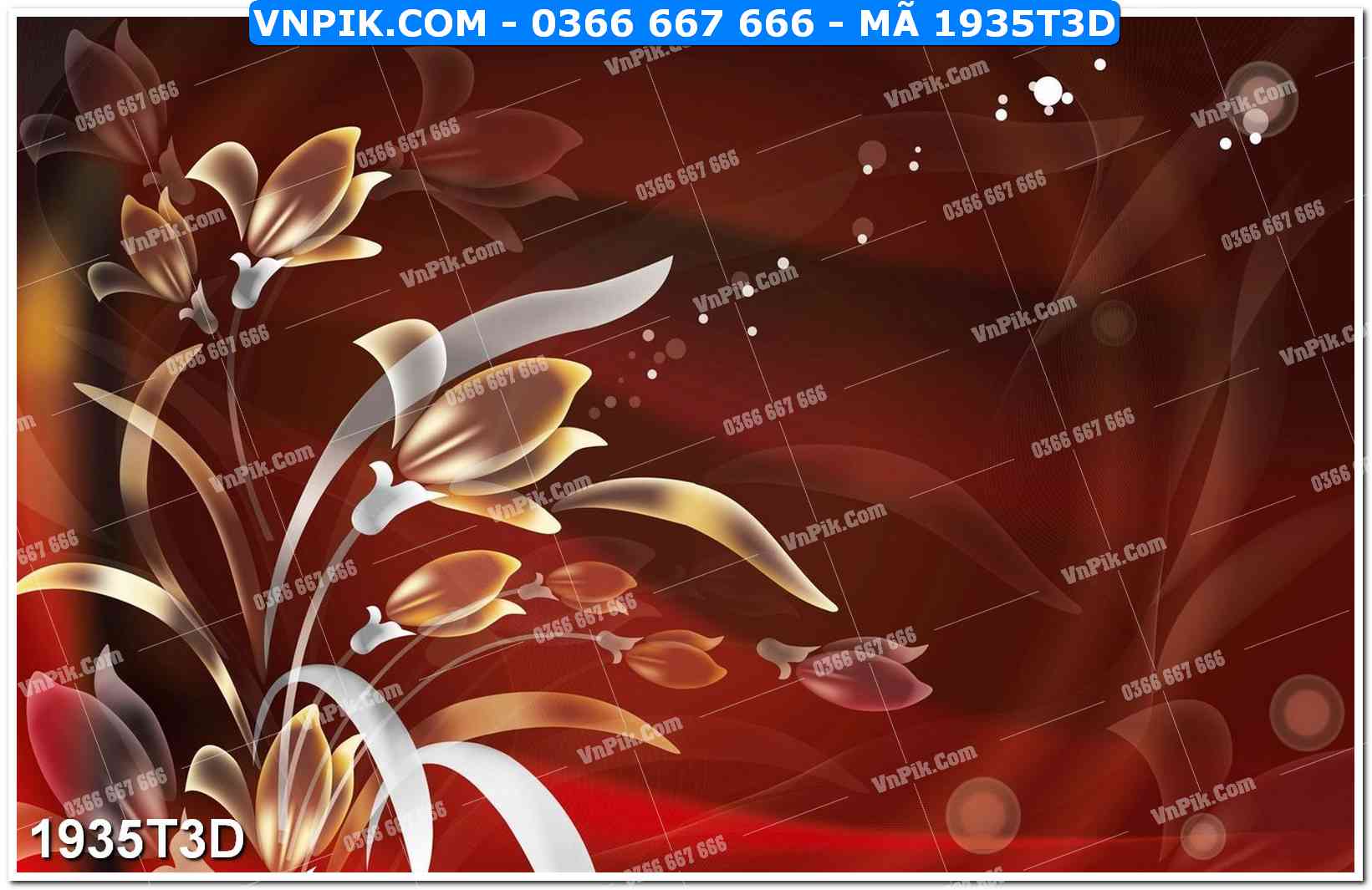 Trah Treo Tường – Tranh 3D Hiện Đại 1935T3D