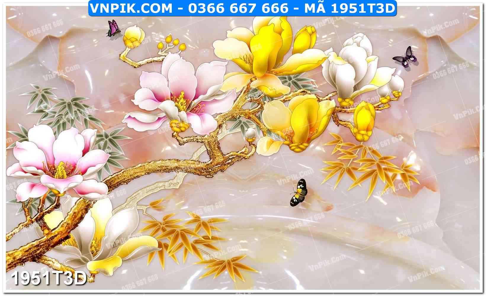Trah Treo Tường – Tranh 3D Hiện Đại 1951T3D