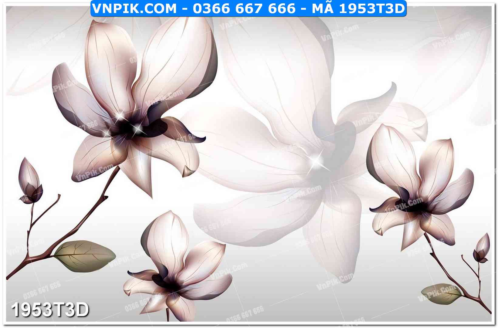 Trah Treo Tường – Tranh 3D Hiện Đại 1953T3D