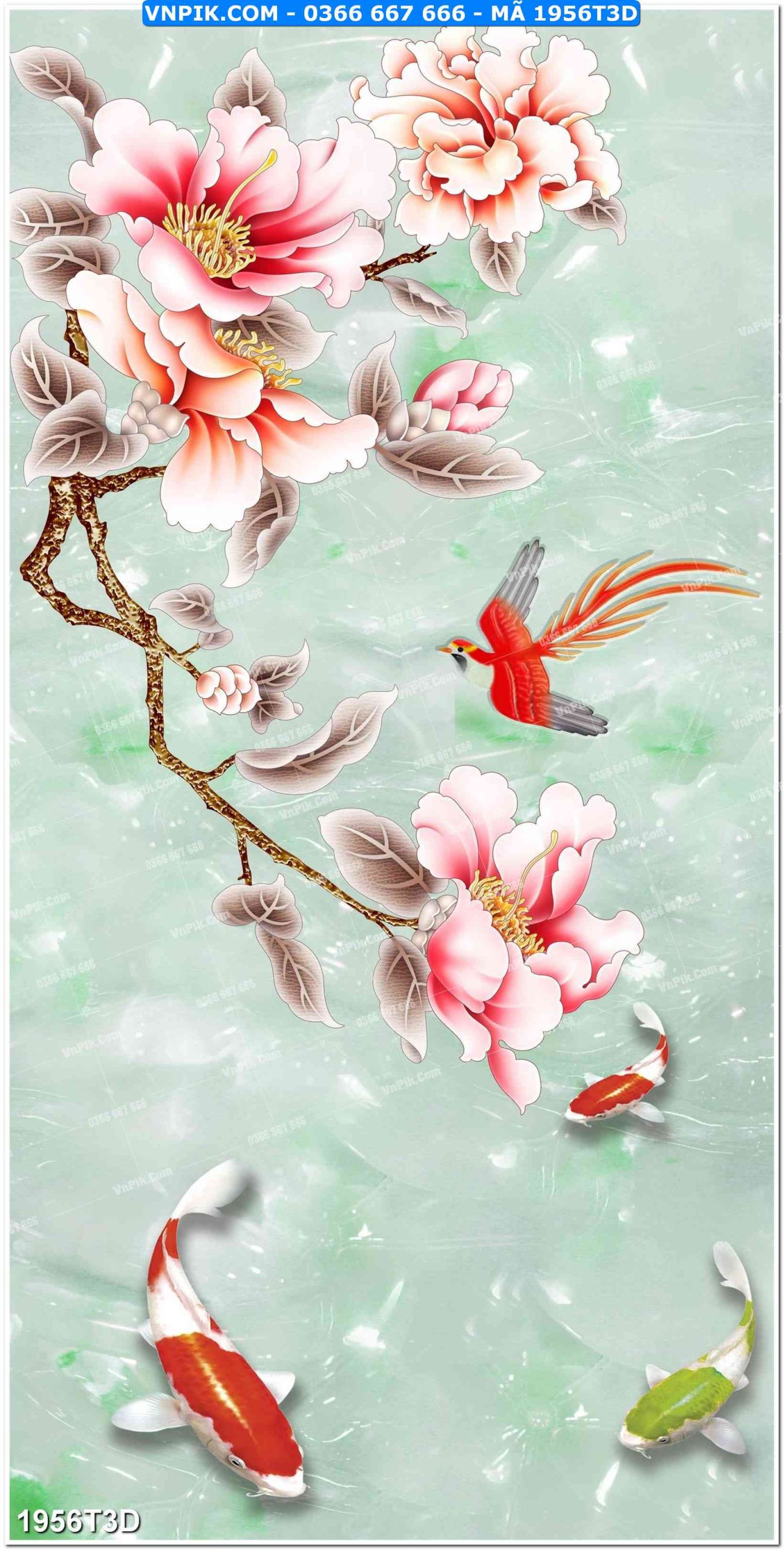 Trah Treo Tường – Tranh 3D Hiện Đại 1956T3D