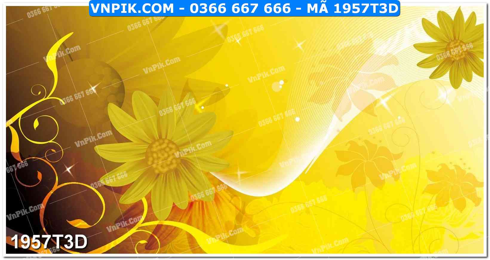 Trah Treo Tường – Tranh 3D Hiện Đại 1957T3D