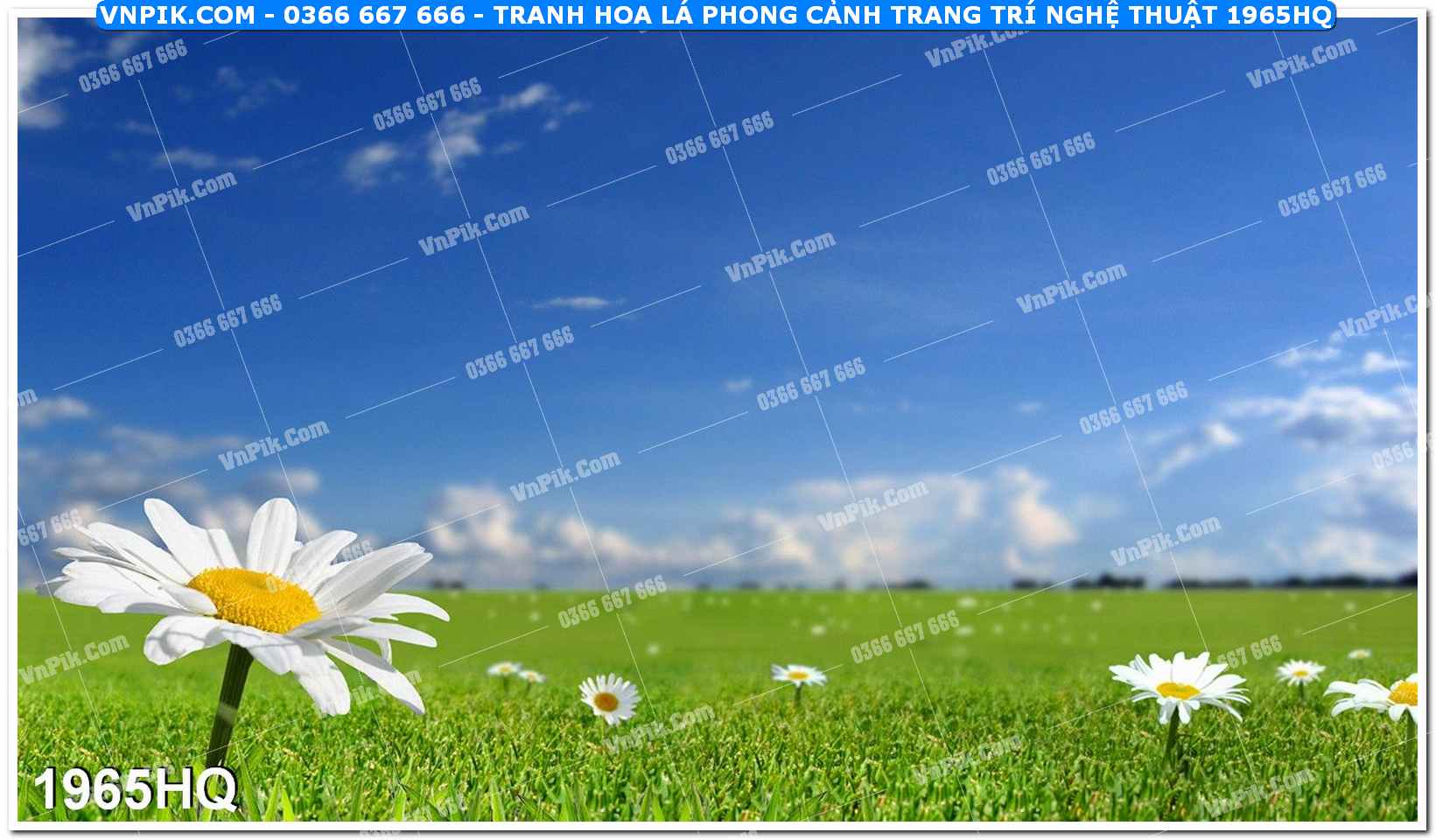 Tranh hoa lá phong cảnh trang trí nghệ thuật 1965HQ