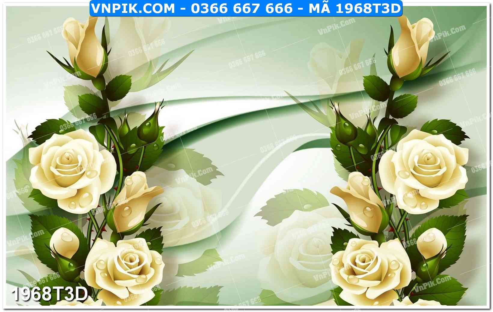 Trah Treo Tường – Tranh 3D Hiện Đại 1968T3D