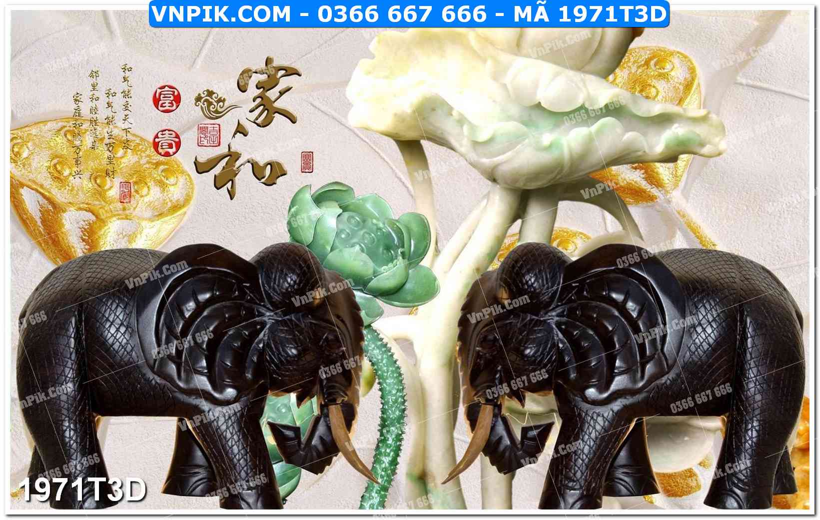 Trah Treo Tường – Tranh 3D Hiện Đại 1971T3D