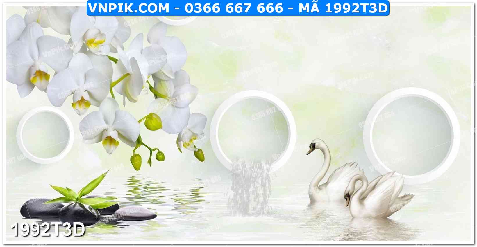 Trah Treo Tường – Tranh 3D Hiện Đại 1992T3D